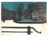 laetitia de haas   winteravond in amsterdam  ets x30 cm.  e. 115 00  ex lijst  2001
