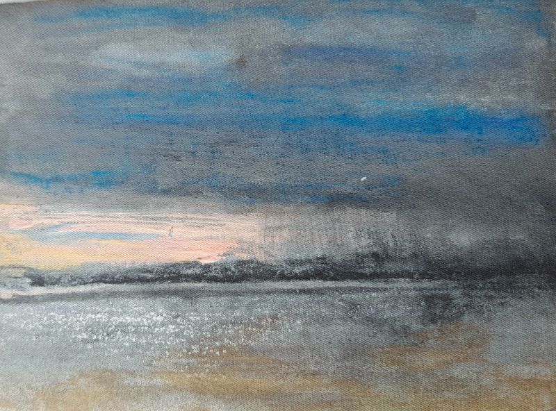 KRIN RINSEMA  Zonder titel XXXXVI   gemengde techniek x25 cm.  395 00 3951