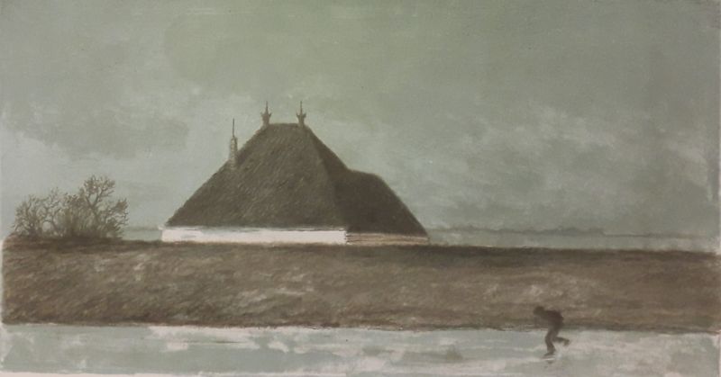 MART KEMPERS  Boerderij  litho x45 cm. 350 00 5085