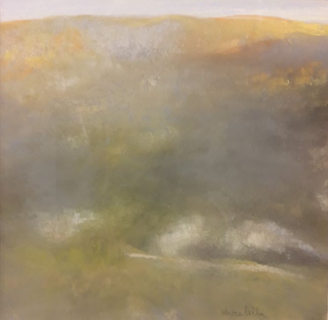 CESARE MIRABELLA  bergrug  pastel x42 cm.1050 00 5138