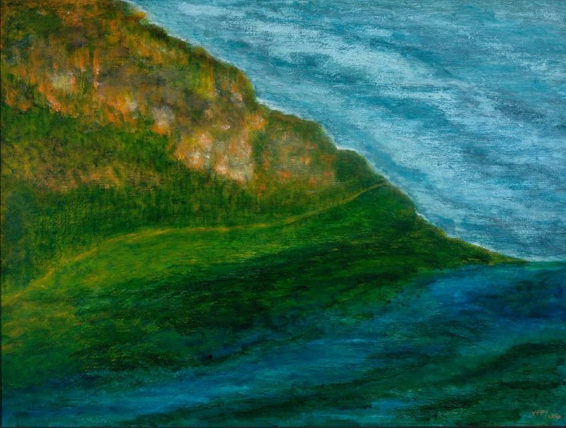 VINCENT FONTANE PENNOCK Boven  Eeuwige rust  boven  omkeerbaar x80 cm. 9000 00 5192