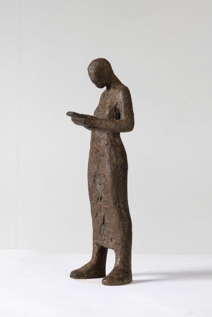 GERRY VAN DER VELDEN  Appen  brons x8x8 cm. 850 00   1 5290