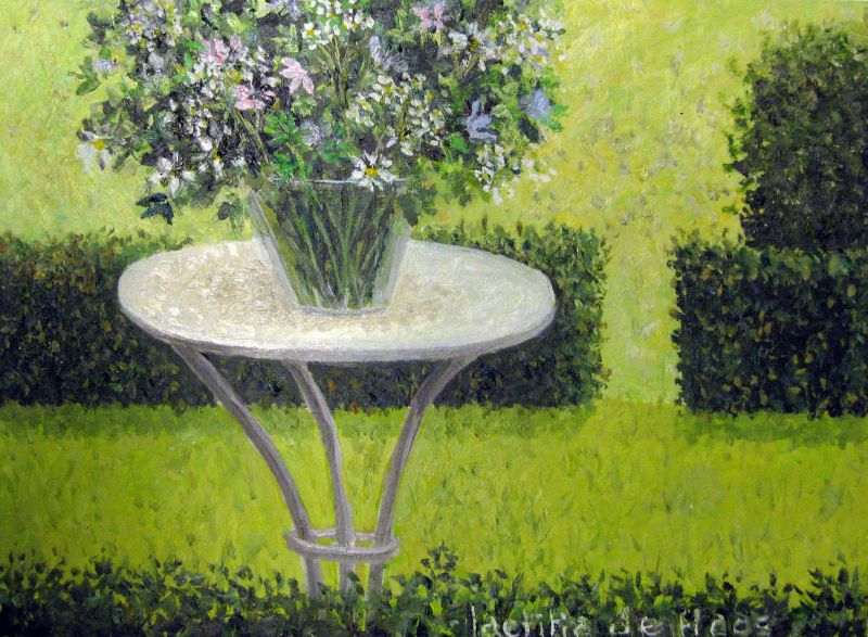 Voorjaars boeket  olieverf op paneel  x18     230 00 zonder lijst 5289